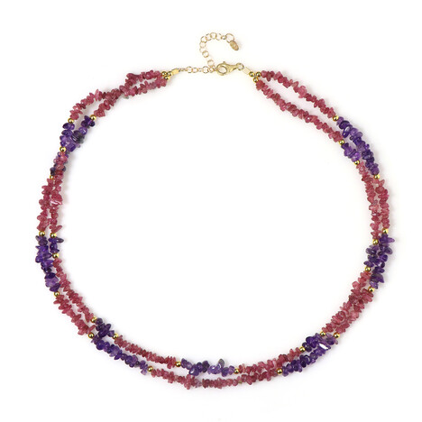 Collana in argento con Ematite Dorata (Riya)