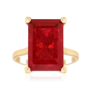 Anello in argento con Quarzo Rosso