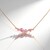 Collana in argento con Zaffiro Rosa