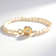 Bracciale in argento con Diamante SI1 (G) (Annette)