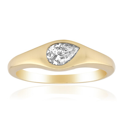 Gouden ring met een VVS1 Diamant (G) (Annette)