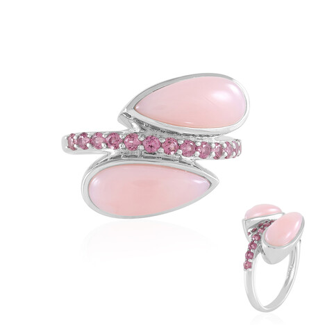 Pinkfarbener Opal-Silberring (KM by Juwelo)