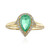 Äthiopischer Smaragd-Goldring