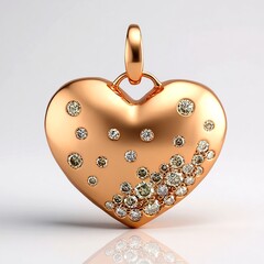 Ciondolo in oro con Diamante Rose de France SI1 di Argyle (Annette)
