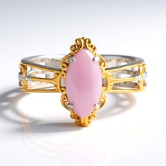 Anello in argento con Calcedonio Lavanda