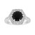 Bague en argent et Onyx noir