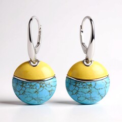 Orecchini in argento con Turchese (dagen)