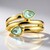Bague en or et Tourmaline Paraïba (CUSTODANA)