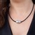 Collier en argent et Perle de culture d'eau douce argentée