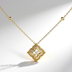 Collana in oro con Diamante I1 (H) (CIRARI)