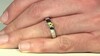 Bague en argent et Zircon jaune