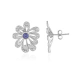 Pendientes en plata con Tanzanita (de Melo Essence)