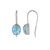 Larimar-Silberohrringe
