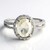 Anello in argento con Ortoclasio