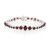 Brazalete en plata con Granate de la India (Dallas Prince Designs)