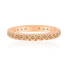 Anello in oro con Diamante Rose de France SI1 di Argyle