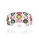 Anillo en plata con Turmalina rosa de Brasil (Pallanova)