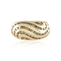Anello in oro con Diamante Champagne I3 (de Melo)