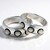 Set anelli in argento con Madreperla