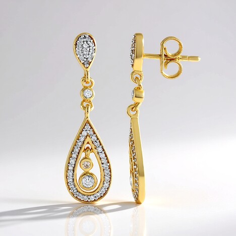 Orecchini in argento con Zircone