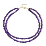 Collana in argento con Ametista Zambiana