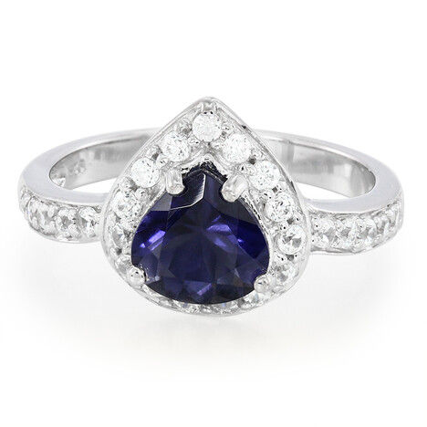 Anello in argento con Iolite Orissa