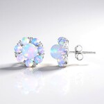 Orecchini in argento con Opale di Welo (de Melo Essence)
