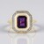 Amethyst-Silberring (M de Luca)