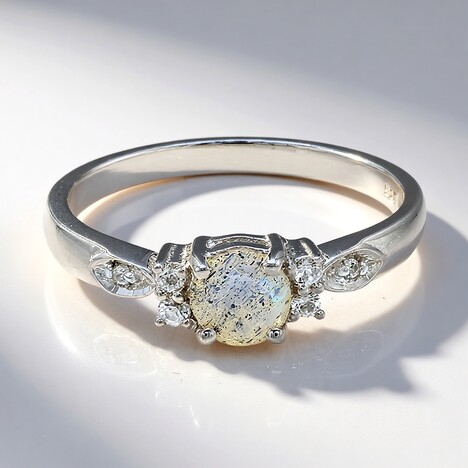 Anello in argento con Spectrolite