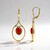 Orecchini in argento con Corniola (KM by Juwelo)
