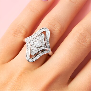 Anillo en plata con Zircón