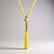 Collana in argento con Calcedonio Giallo (KM by Juwelo)
