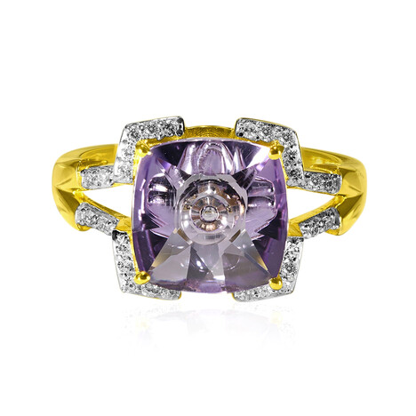 Lavendel-Amethyst-Goldring (Glenn Lehrer)