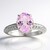 Anello in argento con Kunzite