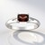 Anello in argento con Zircone Rosa