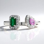 Anello in oro con Smeraldo Zambia AAA (CIRARI)
