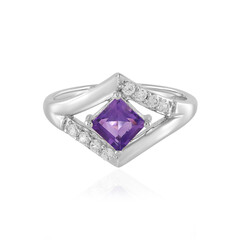 Anello in argento con Ametista Uruguay