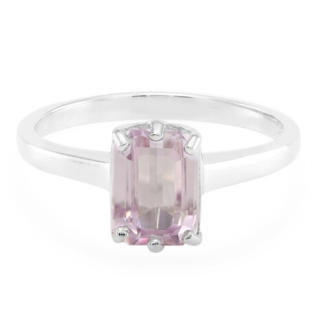 Anello in argento con Kunzite