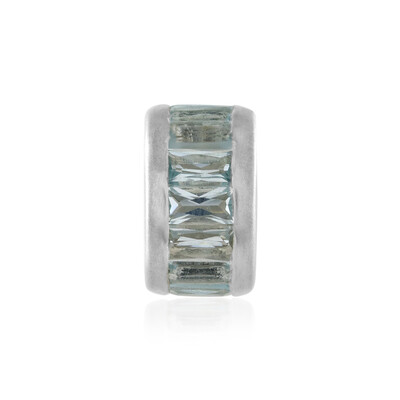 Sky Blue Topaz Silver Pendant (MONOSONO COLLECTION)