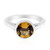 Cognac Scapolite Silver Ring