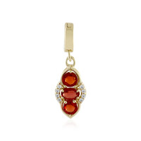 9K Tanzanian Ruby Gold Pendant