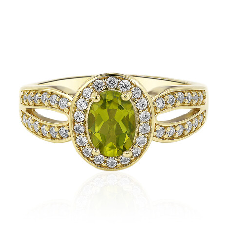 Anello in argento con Peridoto Arizona