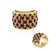 Bague en argent et Grenat du Mozambique