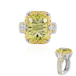Bague en argent et Quartz de l'Ouro Verde (Gems en Vogue)