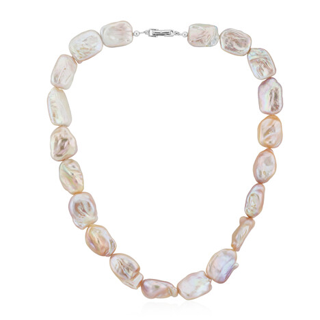 Keshi-Perlen-Silberhalskette (TPC)