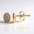 Orecchini in oro con Diamante I2 (I) (de Melo Gold)