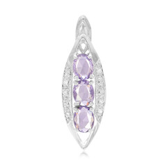 Mosambik-Saphir-Silberanhänger