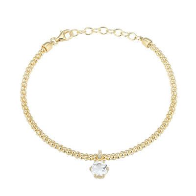 Bracciale in argento con Topazio Bianco