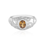 Mandarin-Zirkon-Silberring