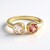Bague en or et Tourmaline rose du Nigéria (Adela Gold)